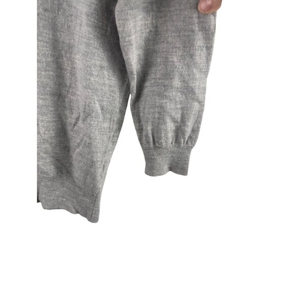 J. Crew Women's Gray Merino Wool Lightweight Crewneck Sweater Size S EUC - Picture 4 of 8